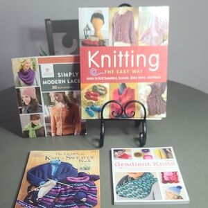 Set Of 4 Knitting Books